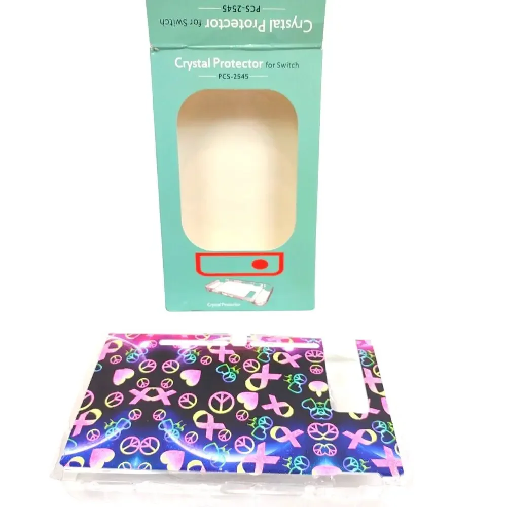 Crystal Clear Blue Case Protector for Switch PCS-2545 Dangan Rompa Bright Colors